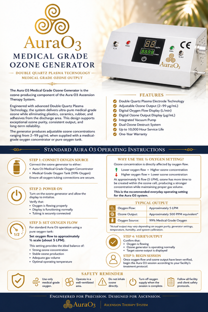 Ascension Collection features the Aura O₃ Ascension Steam Capsule™ Complete Therapy Systems