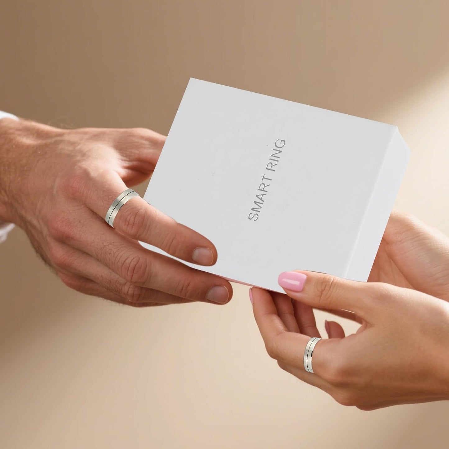 Smart Health Ring X1 Kit-Sleep Tracking Wearable - Heart Rate - Fitness Tracker - up to 5 Days of Battery Life-Ip68 Waterproof-No Subscription Fee for Ios and Android(X1-8#)